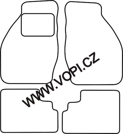 Autokoberce Suzuki Ignis 2000 - 08/2003 Perfectfit (4521)